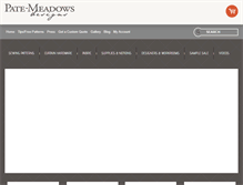 Tablet Screenshot of patemeadows.com